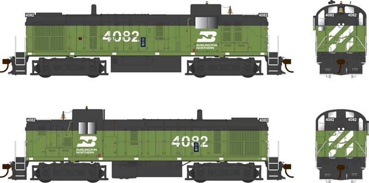 Bowser Train 25188 HO RS-3 Diesel w/Sound BN #4082