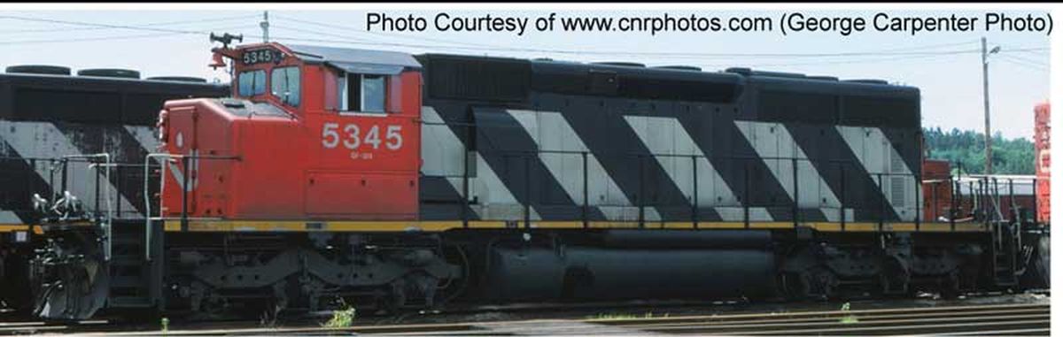 Bowser Train 25375 HO SD40-2W Diesel CN #5327/Sergeant Stripes