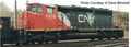 Bowser Train 25387 HO SD40-2W Diesel CN #5338/CNNA Map Scheme
