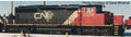 Bowser Train 25395 HO SD40-2W Diesel CN #5356/CNNA Map Scheme