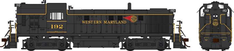 Bowser Train 25408 HO RS-3 Diesel w/Sound WM Hammerhead #192/Fireball