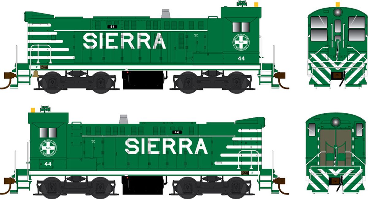 Bowser Train 25487 HO S-12 Diesel Sierra #42 w/Sound