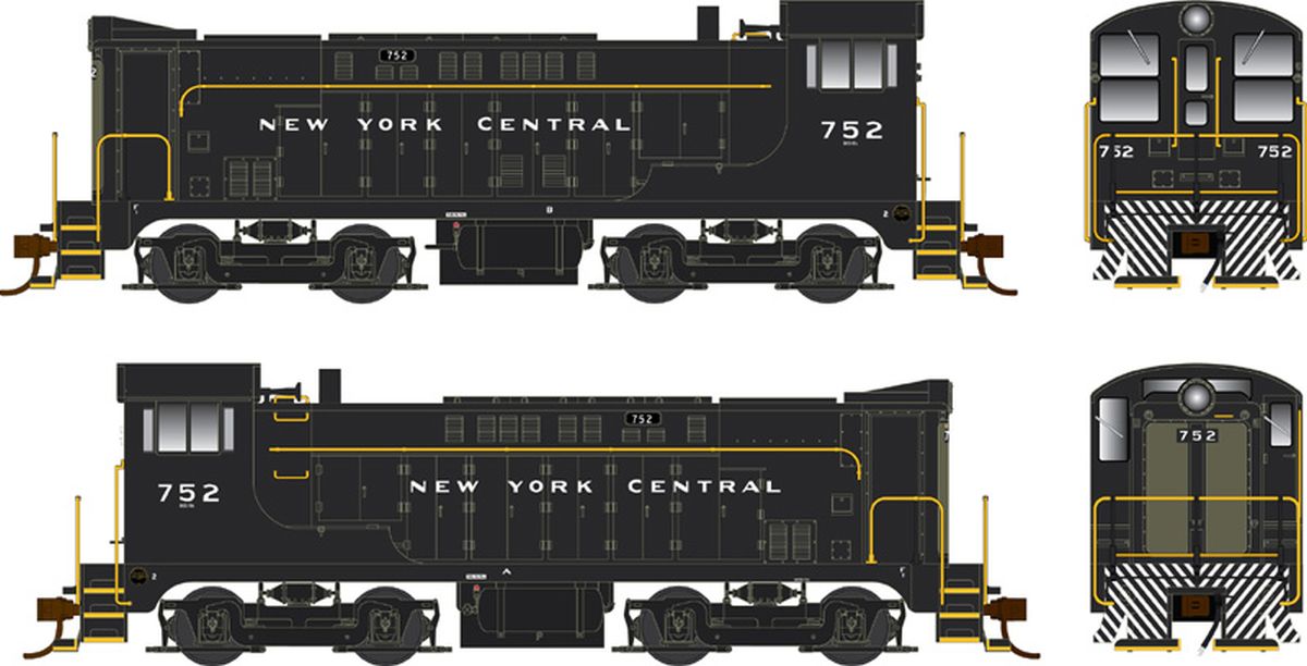Bowser Train 25501 HO VO-660 Diesel NYC #752 w/Sound