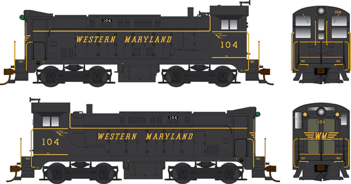 Bowser Train 25513 HO VO-660 Diesel WM #104