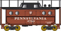 Bowser Train 37799 N N5c Caboose PRR #477923/antenna