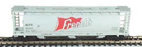 Bowser Train 37814 N Cylindrical Hopper Frenchs #60925