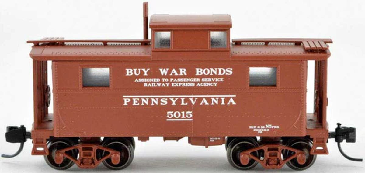 Bowser Train 37899 N N5 Caboose PRR Early REA #5018