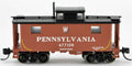 Bowser Train 37901 N N5 Caboose PRR Shadow Keystone Buckeye #477139