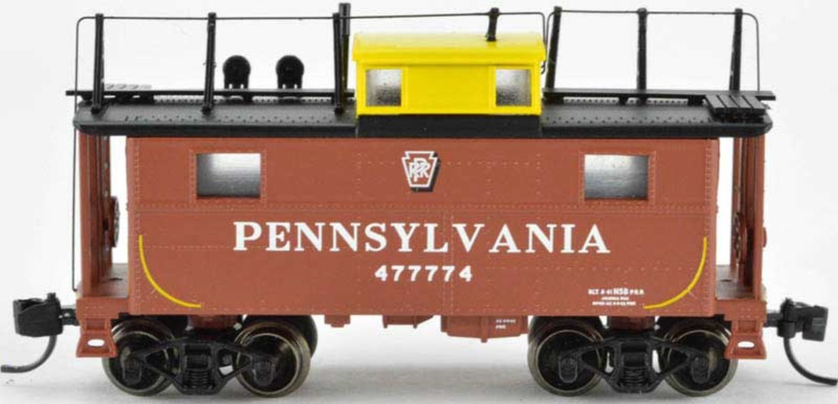 Bowser Train 37915 N N5 Caboose PRR Yellow Cupola w/Trainphone #477803