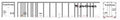 Bowser Train 40819 HO 53 Roadrailer Triple Crown NS #363001/Med.Logo