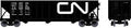 Bowser Train 41005 HO 100t 3-Bay Hopper CN #326005/blk