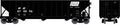 Bowser Train 41029 HO 100t H43a 3-Bay Hopper PC #473976