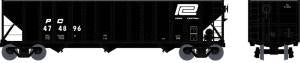 Bowser Train 41029 HO 100t H43a 3-Bay Hopper PC #473976