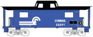 Bowser Train 41074 HO N8 Caboose CR #23291/Small Logo