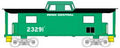 Bowser Train 41077 HO N8 Caboose PC #23291/Plain