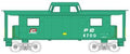 Bowser Train 41080 HO N8 Caboose PC #4700/Red P Logo