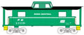 Bowser Train 41083 HO N8 Caboose PC #23225/White Stripe