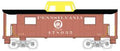 Bowser Train 41092 HO N8 Caboose PRR #478035/Circle Keystone Red/Yel Cupola