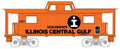 Bowser Train 41111 HO N8 Caboose ICG #199105/i Logo Right