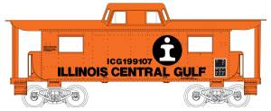 Bowser Train 41111 HO N8 Caboose ICG #199105/i Logo Right