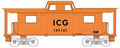 Bowser Train 41117 HO N8 Caboose ICG #199101/Thin Lettering