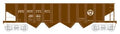 Bowser Train 41206 HO H21a 4-Bay Hopper PRR #186323/Circle Keystone