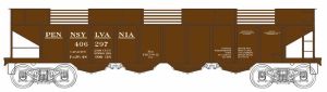 Bowser Train 41215 HO H22 4-Bay Hopper PRR #406297/Clamshell Doors