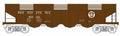 Bowser Train 41218 HO H22 4-Bay Hopper PRR #406102/Circle Keystone/Clamshell Do