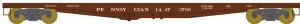 Bowser Train 41419 HO F30a Flatcar PRR #473768/1950 Scheme