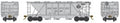 Bowser Train 41457 HO H30 Cvd Hopper PRR Circle Keystone Gray #254367