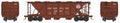 Bowser Train 41460 HO H30 Cvd Hopper PRR Circle Keystone Red #254355