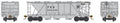 Bowser Train 41466 HO H30 Cvd Hopper PRR Keystone Gray #254528