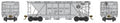 Bowser Train 41475 HO H30 Cvd Hopper PRR Circle Keystone Gray w/Raised Roof Wal