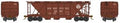 Bowser Train 41478 HO H30 Cvd Hopper PRR Circle Keystone Red w/Raise Roof Walk