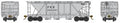 Bowser Train 41484 HO H30 Cvd Hopper PRR Keystone Gray w/Raised Roof Walk #2555