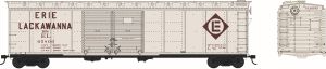 Bowser Train 41551 HO 50 Boxcar E-L #65785