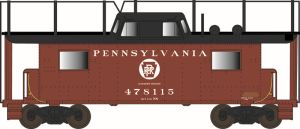 Bowser Train 41593 HO N8 Caboose PRR CK East w/Antenna #478107