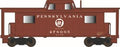 Bowser Train 41599 HO N8 Caboose PRR CK Western Region #478095