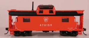 Bowser Train 41602 HO N8 Caboose PRR PK Focal Orange Body #478058