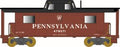 Bowser Train 41614 HO N8 Caboose PRR SK NY Region #478071