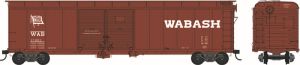 Bowser Train 41643 HO X32 Boxcar Wabash #21002