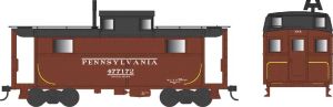 Bowser Train 41677 HO N5 Caboose PRR #477148/Early Black Roof