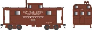 Bowser Train 41679 HO N5 Caboose PRR #5015/Early REA