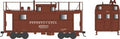 Bowser Train 41690 HO N5 Caboose PRR #477764/Early Scheme w/Trainphone