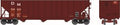 Bowser Train 41710 HO 100t 3-Bay Hopper D&M #5923/red