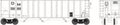 Bowser Train 41713 HO 100t 3-Bay Hopper D&M #5133/wht