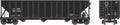 Bowser Train 41718 HO 100t 3-Bay Hopper Lycoming Valley #36136