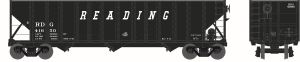 Bowser Train 41741 HO 100t 3-Bay Hopper RDG #41650/Speed Lettering