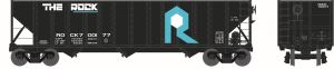Bowser Train 41747 HO 100t 3-Bay Hopper RI #700127