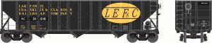 Bowser Train 41756 HO 100t 3-Bay Hopper WC ex:LEFC #31216